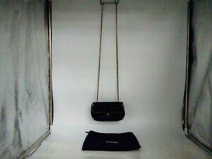 Auth KVM10 Chanel chocolate bar chain shoulder bag with serial seal from Japan