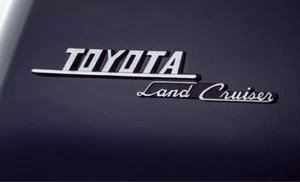 Genuine Toyota Land Cruiser Heritage Edition Rear Pillar Emblem/Badge (2 Piece S - Bild 1 von 6