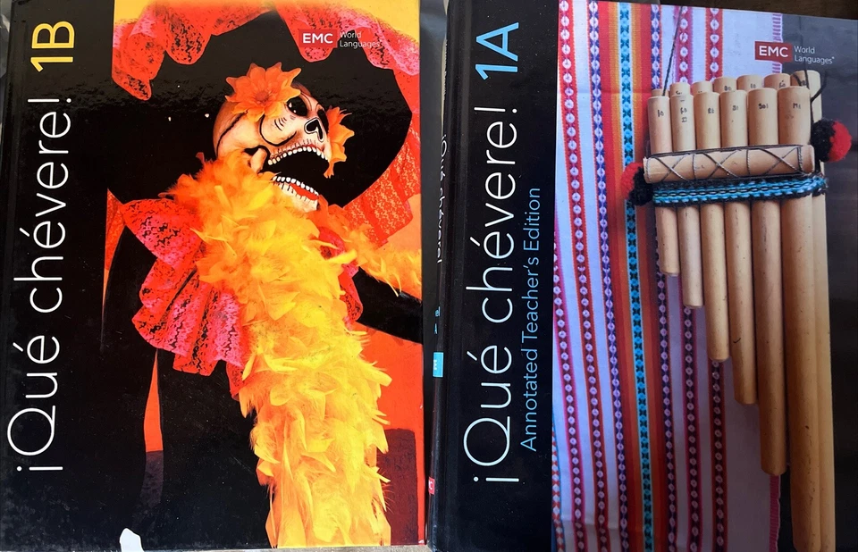 Que Chevere 1B, Hardcover 2020 - Text Book (BC1) + 1A Lot Bonilla (2 Books Total - Image 1 of 1