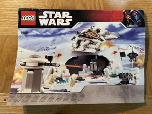 Lego Star Wars 7666 Hoth Rebel Base Instruction Manual Only - Picture 1 of 1