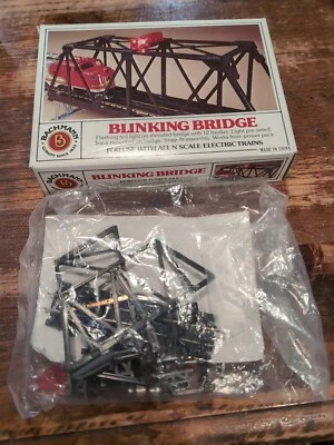 Bachmann N Scale Blinking Bridge #7554 NIP Unassembled Kit - Image 1 of 4