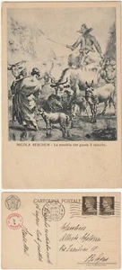 NICOLA BERCHEM - LA MANDRIA CHE GUADA IL RUSCELLO - VIAGG. 1933 -50601- - Picture 1 of 1