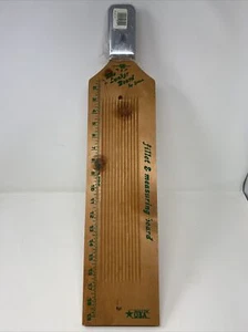 Vintage The Lunker Board by Evans Fish Cleaning And Measuring Wood Clamp Board - Picture 1 of 12