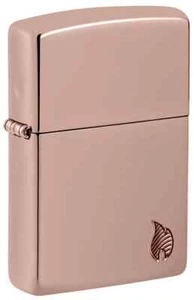 Zippo 46401, Flame Design Armor Lighter, High Polish Rose Gold Finish, NEW - Picture 1 of 3