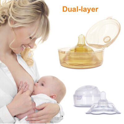 Silicone Nipple Shield For Breastfeeding, Feeding Nipple Protector Cover • 7.08£