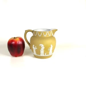 Wedgwood England Yellow Dipped Jasperware pitcher - Picture 1 of 10