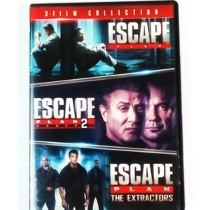 Escape Plan 3 Film Collection DVD 3 Discs Stallone Schwarzenegger - Picture 1 of 5