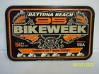 DAYTONA BEACH 95 BIKEWEEK THUNDER ON MAIN STREET 54 YR License plate Tag Metal