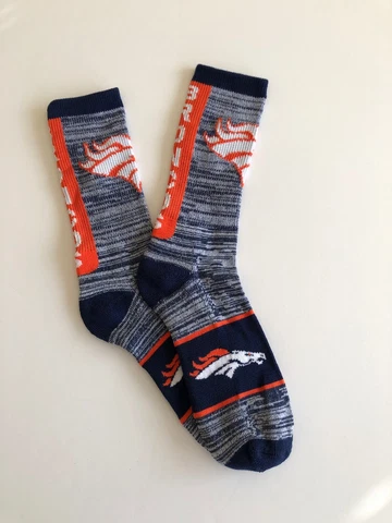 Denver Broncos Crew Socks NFL Socks Cover