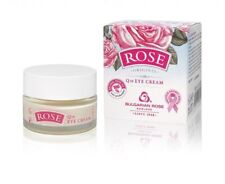 Crema contorno occhi Q10 con olio di rosa naturale e acqua di rose 15 ml.