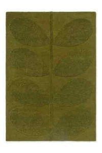 Green Handmade Rug Tufted Rug, Modern Abstract Pure Nz Wool Carpets For Living - Picture 1 of 5
