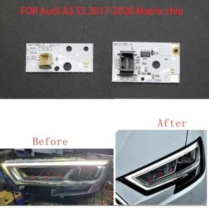 A PAIR white For Audi A3 S3 2016-2019 matrix Car Headlight DRL Chip Ballast - Picture 1 of 6