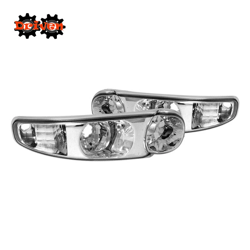 GMC Sierra Denali Yukon 99-06 carcasa cromada señal de giro transparente doble SUV individual Foto 1 de 1