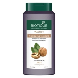 Biotique Bio Walnut Bark Volumizing Shampoo for Fine & Thinning Hair  340ml - Picture 1 of 3