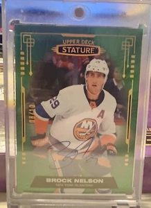 2021-22 UD Stature Brock Nelson 08/10 Auto - Picture 1 of 2