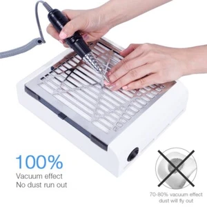 Strong Power Nail Dust Collector Nail Fan Art Salon Suction Vacuum Cleaner Fans - Picture 1 of 9