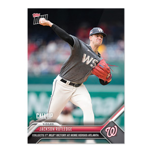 2023 Topps Now #914 Jackson Rutledge Call-Up Washington Nationals - Presale