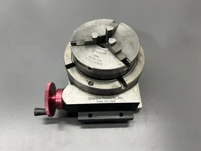 MESA GIRATORIA DE MAQUINISTA SHERLINE 3700 CON PORTABROCAS DE 3/4-16 - EXCELENTE ESTADO - EE. UU. Foto 1 de 4