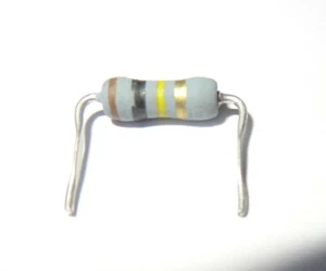 2 pcs 100k ohm 1W metal oxide resistor. preformed leads - Picture 1 of 1