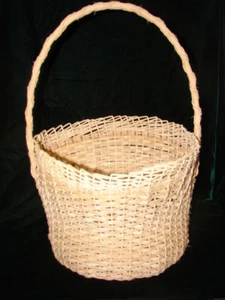 Handcrafted Oak Split Basket one of a kind hand made basket North Carolina - Picture 1 of 5