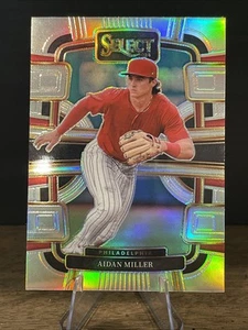 2024 Panini Select Concourse Level Silver Prizm Aidan Miller #9 - Foto 1 di 2