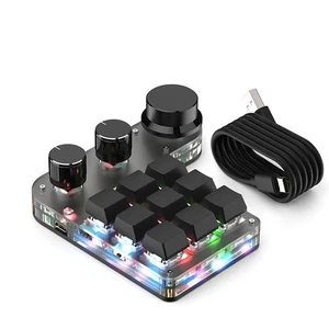 Small Keyboard Knob Wireless Mechanical Keyboard Multifunctional Keyboard - Picture 1 of 6