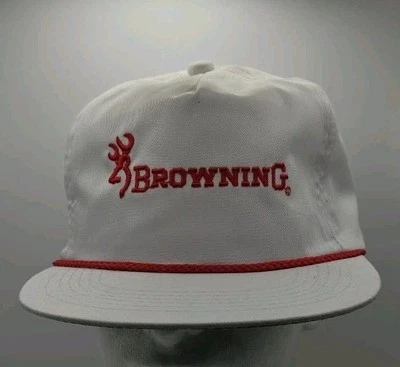 Gorra de cuerda Browning vintage años 80 logotipo bordado Snapback sombrero de camionero caza Foto 1 de 4