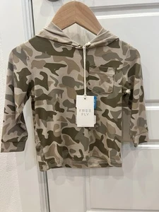 Free Fly Toddler Bamboo Shade Hoody 4T - Picture 1 of 3
