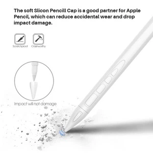Silicone Case For Pencil Anti Slip Pencil Holder Sleeve Protective C VA - Photo 1/7