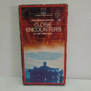 Close Encounters of the Third Kind The Special Edition Side Flap VHS Red Boarder - Picture 1 of 15