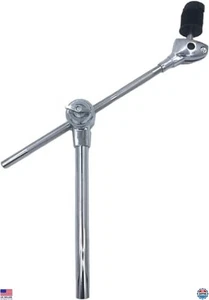 Premium 16.9" Cymbal Arm Stand with Tilter - Versatile Silver Drum Boom Arm - Picture 1 of 5