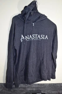 DISNEY ANASTASIA NEW BROADWAY MUSICAL Lightweight Full Zip Hoodie ADULT L Gray - Picture 1 of 24