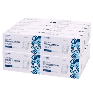 4000(20 Boxes) 5.25"x10" Dental Sterilization Pouches Sterilizer Autoclave Bags - Picture 1 of 9