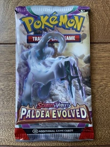 🔥 Pokemon Paldea Evolved Scarlet Violet Sealed Booster Pack Random Art NEW - Picture 1 of 2