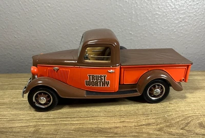 Trust Worthy 1935 Ford Pickup with Tonneau Cover Bank - 1/25 Scale Diecast - Image 1 of 4