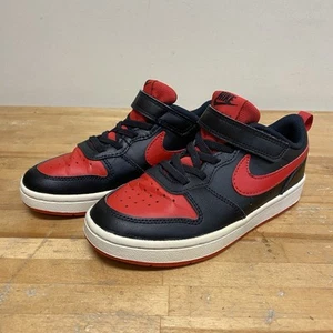 Nike Court Borough 2 Low Red/Black/White Size 13.5C - Picture 1 of 14