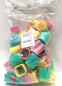 1.5" Rainbow Slinky Like Coil Spring Assorted Children Birthday Party Bag Favor - Picture 1 of 9