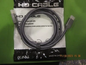 New 6Ft Male - Male Display Port DP Video Cable 8K DP X0021QQDND - Picture 1 of 9