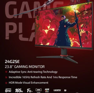 AOC 23.8' IPS, FHD, Adaptive Sync,1ms, 165Hz , 1xVGA, 2x HDMI 1.4, 1x DP 1.4, Bo - Picture 1 of 1
