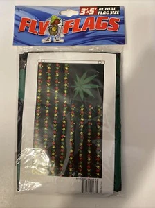 Herbal Rasta USA Fliege Flagge 3' x 5' - Bild 1 von 3