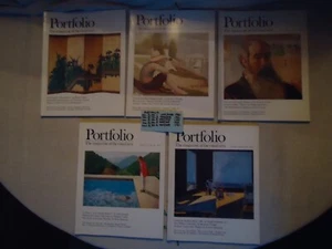 1981 PORTFOLIO Mag of the Visual Arts- LOT OF 5  - VOLUME III Nos. 1, 2, 3, 5, 6 - Picture 1 of 12