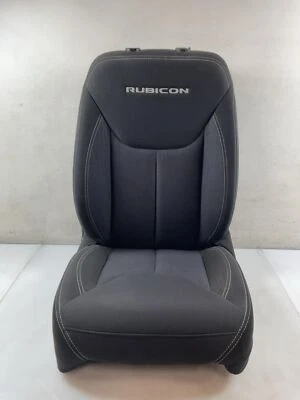 Jeep JK Wrangler Rubicon 2Door Passenger Black Cloth Front Seat 2011-2017 001407 - Image 1 of 4
