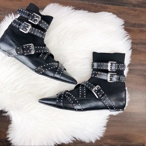 zara boots with studs
