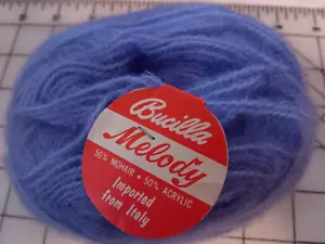 1 Knäuel Vintage Bucilla Melody Garn Farbe 5 Lavendel 50% Mohair 50% Acryl - Bild 1 von 2