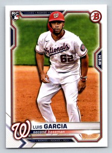 2021 Bowman #5 Luis Garcia RC (ref 194281)