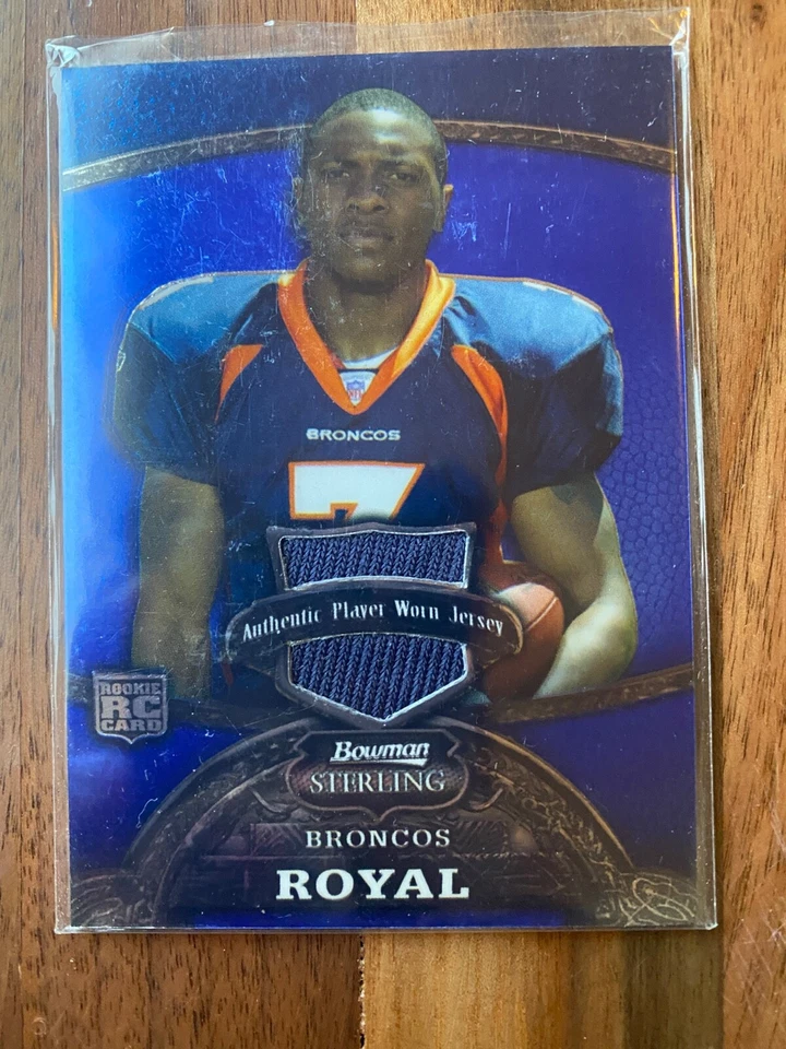 A44,883 - 2008 Bowman Sterling Jerseys Blue #167 Eddie Royal/399 - Image 1 of 1