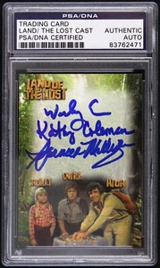 2013 Milligan/Coleman/Eure Land of the Lost signierte Traded Card (PSA/DNA) - Bild 1 von 2