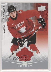 2021 Upper Deck Team Canada Juniors Jersey Kaedan Korczak #99