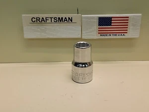 Craftsman 12mm Metric 1/2" Drive Socket 44233 EE New Old Stock Made in USA - Picture 1 of 4
