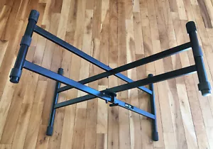 Quik-Lok Heavy Duty Double Brace Keyboard Stand - Picture 1 of 4